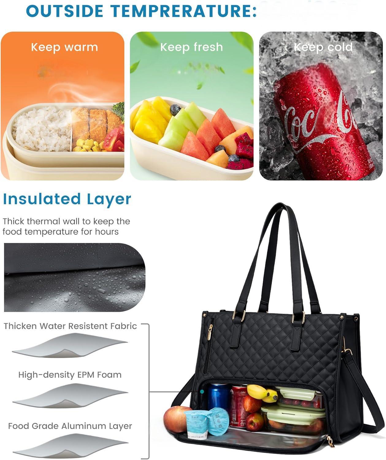 BOLSO INTELIGENTE con Lonchera Térmica Oculta