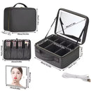 Maletín de maquillaje LED💄 + Maquillaje